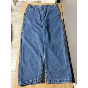 Gravel & Gold Wide Leg Denim Jeans Women’s Size 5 Blue 100% Cotton Made USA
